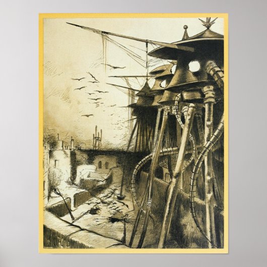 The War of the Worlds (1906) Poster (Vorne)