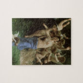 The Wasp's Nest by William Adolphe Bouguereau Puzzle (Horizontal)