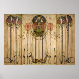 The Wassail - Charles Mackintosh Poster