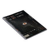 The Watcher - Techno-Brutalist Streetwear Design Notizblock (Rechte Seite)