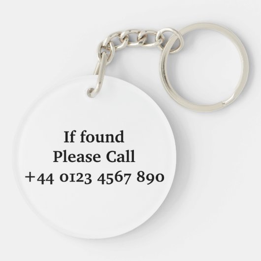 🔑 "The Watcher" Weißcore-🔑 Schlüsselanhänger (Rückseite)