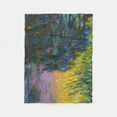 The Water Lilies - Das Sonnenlicht, Claude Monet,  Fleecedecke (Vorderseite)