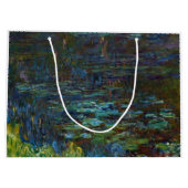 The Water Lilies - Das Sonnenlicht, Claude Monet, Große Geschenktüte (Rückseite)