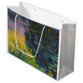 The Water Lilies - Das Sonnenlicht, Claude Monet, Große Geschenktüte (Vorderseite Schrägansicht)