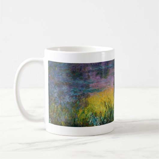The Water Lilies - Das Sonnenlicht, Claude Monet,  Kaffeetasse (Links)