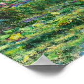 The Water-Lily Pond, 1899 von Claude Monet Poster (Ecke)