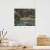 The Water Lily Pont von Claude Monet Kunstdruckere Poster (Küche)