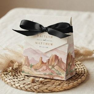 The Watercolor Desert Range Hochzeitssuite - Geschenkschachtel
