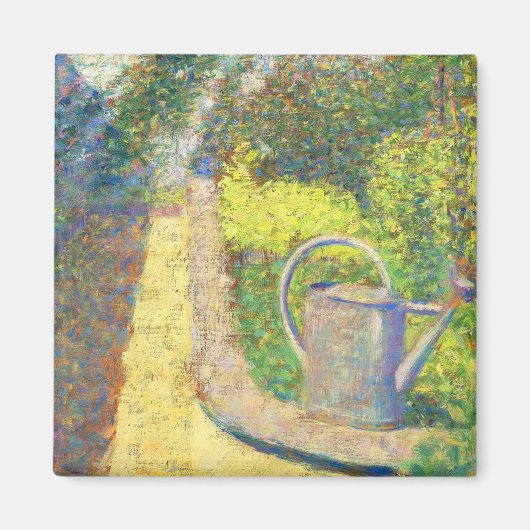 The Watering Can Garden by Georges Seurat Magnet (Vorne)