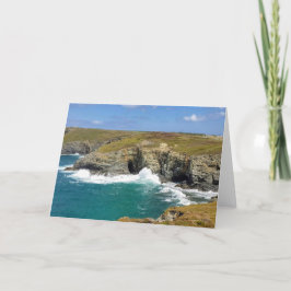 The wave and the cliff - note card dankeskarte