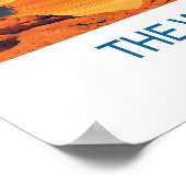 The Wave Travel Poster, Arizona Poster (Ecke)