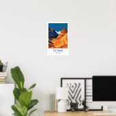 The Wave Travel Poster, Arizona Poster (Heimbüro)