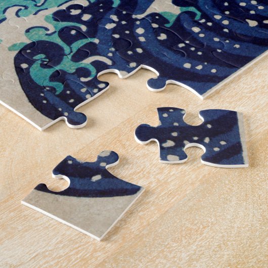 "THE WAVE" VON HOKUSAI PUZZLE (Seite)