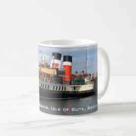 The Waverley Paddle Steamer, Rothesay, Schottland Kaffeetasse