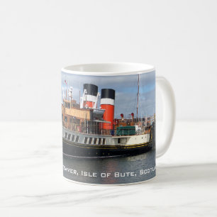 The Waverley Paddle Steamer, Rothesay, Schottland Kaffeetasse