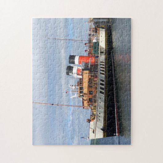 The Waverley Paddle Steamer, Rothesay, Schottland Puzzle (Vertikal)