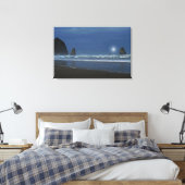 The Waves Chicane 36 x 24 Stretched Canvas Print Leinwanddruck (Insitu (Schlafzimmer))