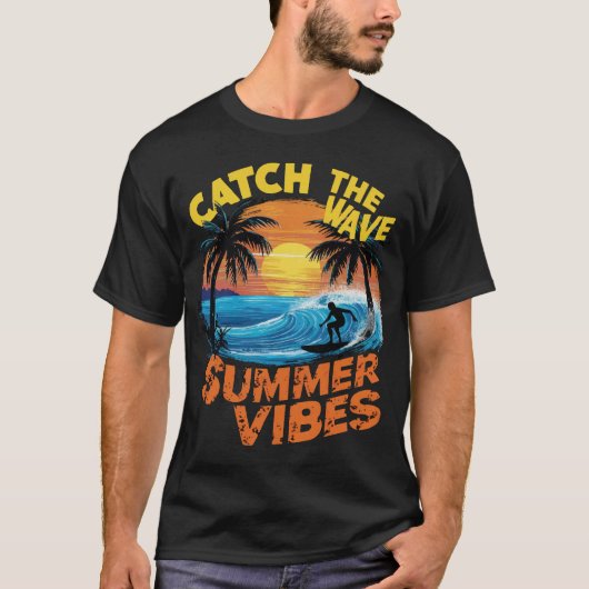The Waves Summer Vibes T-Shirt (Vorderseite)