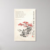 The Way of Karate - Wisdom of Gichin Funakoshi Leinwanddruck (Vorderseite)