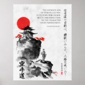 The Way of Karate - Wisdom of Gichin Funakoshi Poster (Vorne)