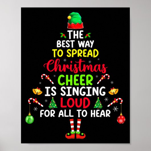 The Way To Spread Christmas Cheer Is Singing Loud Poster (Vorne)