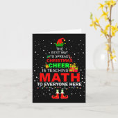 The Way To Spread Christmas Cheer Is Teaching Math Karte (Gelbe Blume)