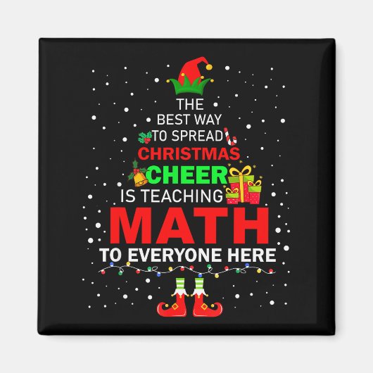 The Way To Spread Christmas Cheer Is Teaching Math Magnet (Vorne)