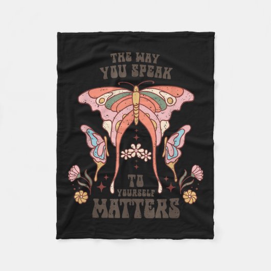 The Way You Speak To Yourself S Fleecedecke (Vorderseite)