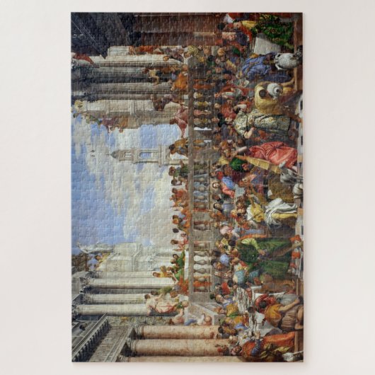 The Wedding at Cana Paolo Veronese painting Puzzle (Vertikal)