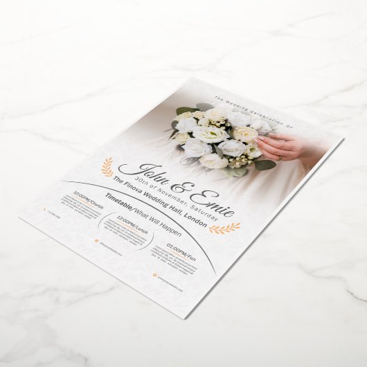 THE WEDDING CELEBRATION FOLIENEINLADUNG (Gedreht)