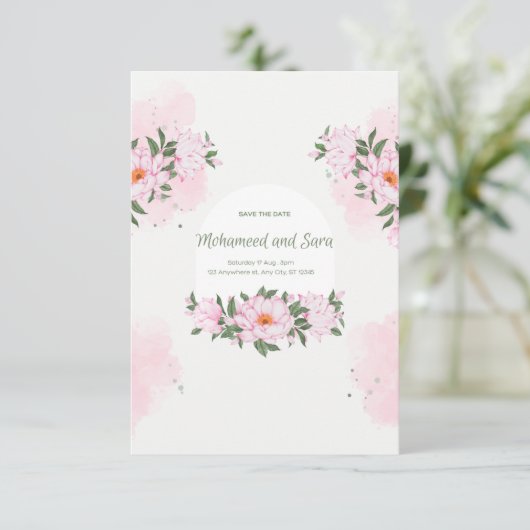 The Wedding Invitation (Stehend Vorderseite)