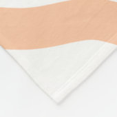 The wedding of add bride groom name date peach fleecedecke (Ecke)