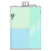 The wedding of add couple name initial letter date flachmann (Rückseite)