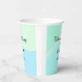 The wedding of add couple name initial letter date pappbecher (Rechts)