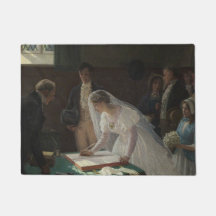 The Wedding Register (von Edmund Blair Leighton)