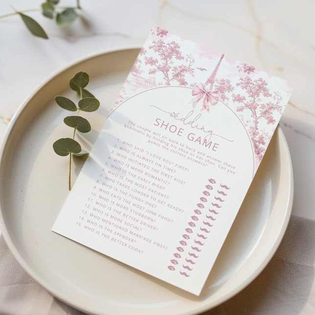 The wedding shoe game Toile French bridal game (Von Creator hochgeladen)