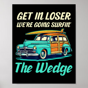 The Wedge Newport Beach Kalifornien Frauen Männer Poster