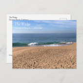 The Wedge, Newport Beach, Kalifornien Postkarte (Vorne/Hinten)
