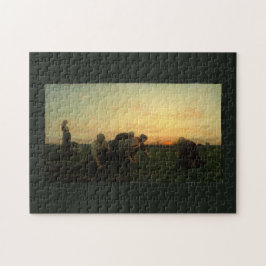The Weeders - Jules Breton 1868 Fine Art Malerei Puzzle