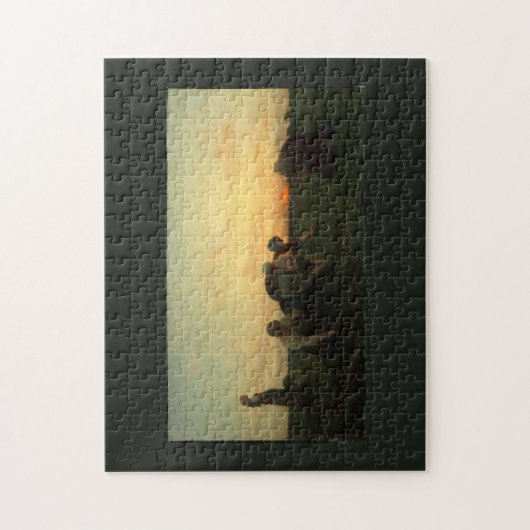 The Weeders - Jules Breton 1868 Fine Art Malerei Puzzle (Vertikal)