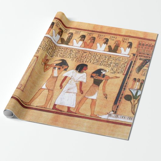 The Weighing Of The Heart Against Maat's Feather Geschenkpapier (Ungerollt)