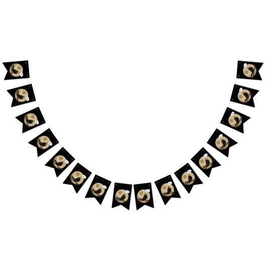 The Werebird - Blackbird Howling at the Moon Comic Wimpelkette (Alle)