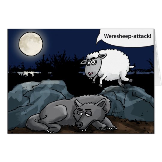 the weresheep attacks the wolf karte