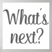 The West Wing Whats Next Poster (Vorne)