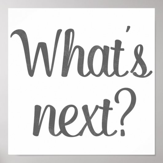 The West Wing Whats Next Poster (Vorne)