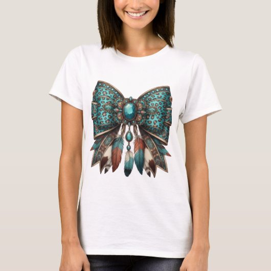 the western bow style T-Shirt (Vorderseite)