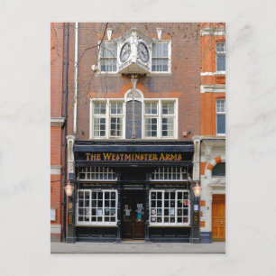 The Westminster Arms Pub, London UK Postcard Postkarte