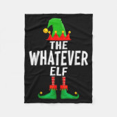 The Whatever Elf Matching Family Christmas Fleecedecke (Vorderseite)
