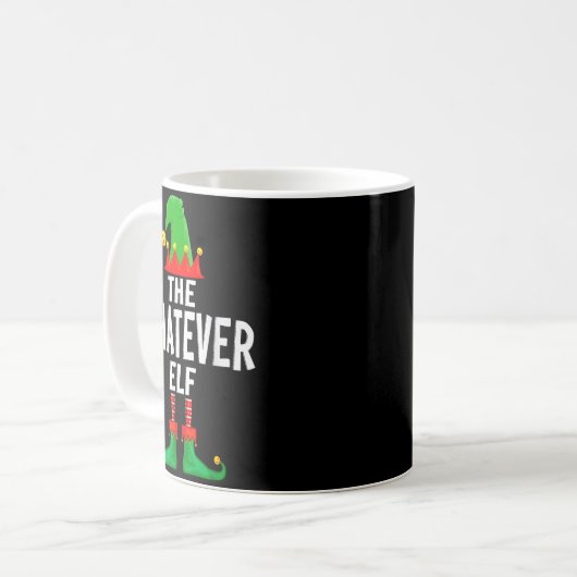 The Whatever Elf Matching Family Christmas  Kaffeetasse (Vorderseite Links)