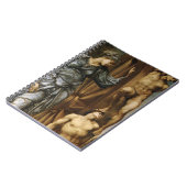 The Wheel of Fortune (von Edward Burne-Jones) Notizblock (Linke Seite)